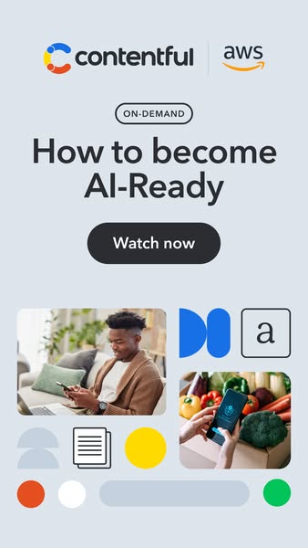 Contentful Service Ad